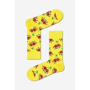 Ponožky Happy Socks Check Me Out žlutá barva