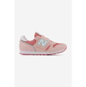 Dětské sneakers boty New Balance růžová barva