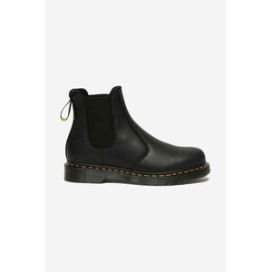 Kožené kotníkové boty Dr. Martens 2976 Valor Waterproof 27142001 pánské, černá barva, 27142001-black