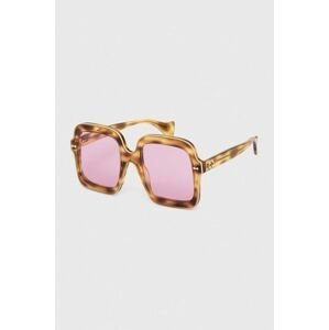 Sluneční brýle Gucci GG1241S dámské, hnědá barva