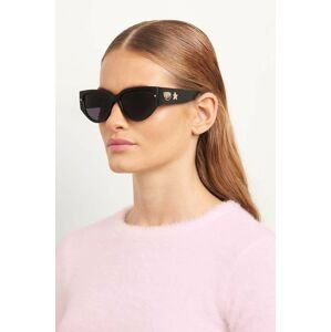 Sluneční brýle Chiara Ferragni dámské, černá barva