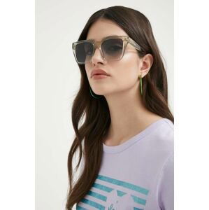 Sluneční brýle Love Moschino dámské, pruhledná barva