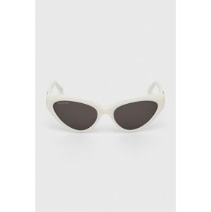 Sluneční brýle Balenciaga BB0270S dámské, bílá barva