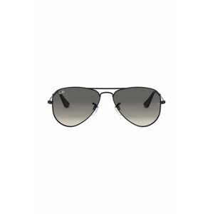 Dětské sluneční brýle Ray-Ban Junior Aviator černá barva, 0RJ9506S