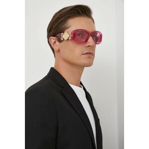 Sluneční brýle Versace pánské, růžová barva, 0VE4425U