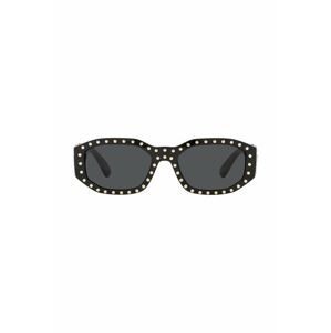 Sluneční brýle Versace černá barva