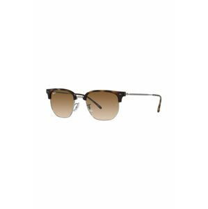 Sluneční brýle Ray-Ban NEW CLUBMASTER hnědá barva, 0RB4416