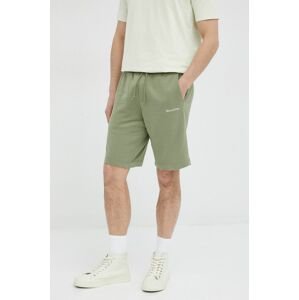 Bavlněné šortky Marc O'Polo zelená barva