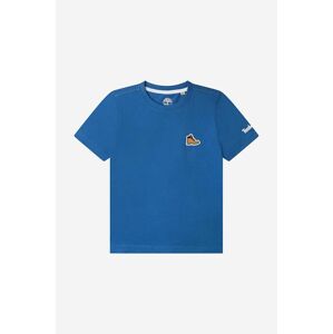 Dětské bavlněné tričko Timberland Short Sleeves Tee-shirt červená barva