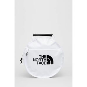Batoh The North Face dámský, bílá barva, malý, s potiskem