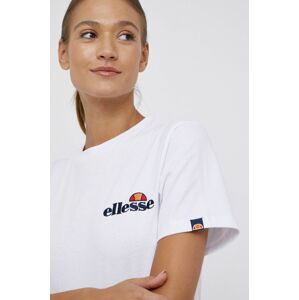 Bavlněné tričko Ellesse bílá barva, SGK13290-011