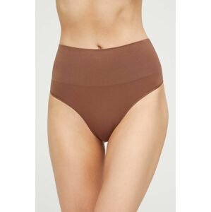 Modelovací tanga Spanx hnědá barva