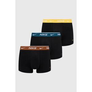 Boxerky Nike 3-pack pánské, vínová barva