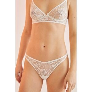 Tanga women'secret SUMMER FEMININE bílá barva, 4215843