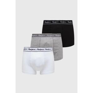 Boxerky Pepe Jeans 3-pack pánské, šedá barva