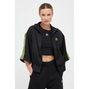 Mikina adidas Originals dámská, černá barva, s aplikací