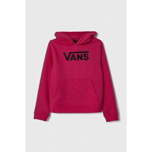 Dětská mikina Vans GR FLYING V HOODIE GIRLS růžová barva, s kapucí, s potiskem