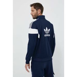 Mikina adidas Originals pánská, tmavomodrá barva, s aplikací