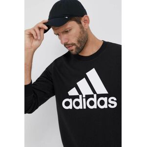 Mikina adidas pánská, černá barva, vzorovaná