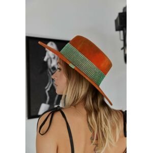 Vlněný klobouk LE SH KA headwear Malibu oranžová barva, vlněný