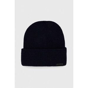 Čepice Calvin Klein černá barva, z tenké pleteniny