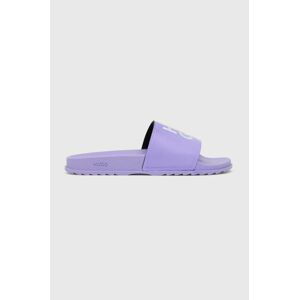 Pantofle HUGO Match It dámské, fialová barva, 50499337