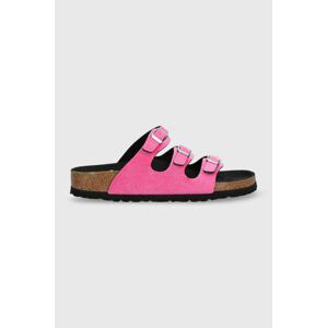 Dětské pantofle Birkenstock Florida fialová barva