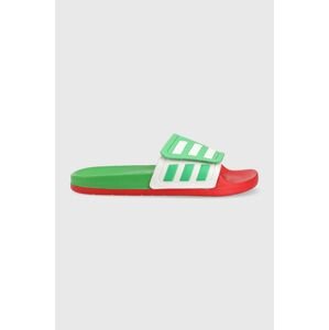 Pantofle adidas zelená barva