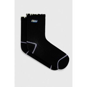 Ponožky Vans dámské, černá barva
