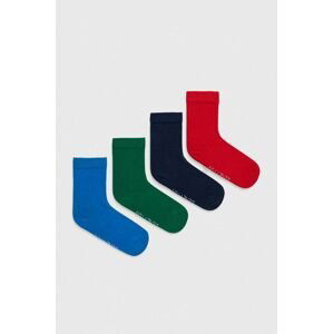 Ponožky United Colors of Benetton 4-pack bílá barva