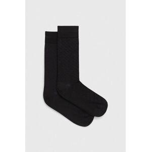 Ponožky BOSS pánské, černá barva