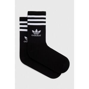 Ponožky adidas Originals 3-pack černá barva