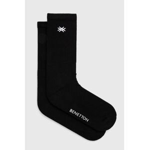 Ponožky United Colors of Benetton černá barva