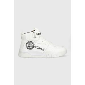 Sneakers boty Just Cavalli bílá barva, 75RA3SA3 ZP377 003