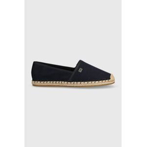 Espadrilky Tommy Hilfiger ESSENTIAL ESPADRILLE tmavomodrá barva, FW0FW07458