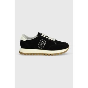 Semišové sneakers boty Gant Caffay černá barva, 27533167.G00