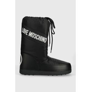 Sněhule Love Moschino černá barva, JA24032G1HISA000