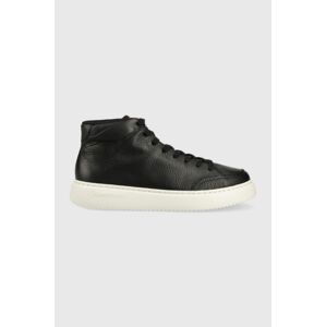Kožené sneakers boty Camper Runner K21 černá barva, K400648.002