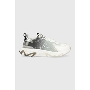 Sneakers boty Karl Lagerfeld BLAZE šedá barva, KL62433