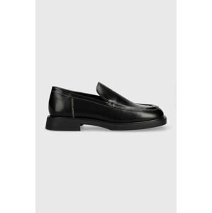 Kožené mokasíny Vagabond Shoemakers JACLYN dámské, černá barva, na plochém podpatku, 5638.104.20