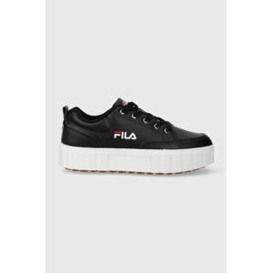 Sneakers boty Fila SANDBLAST černá barva, FFW0060