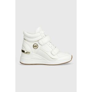 Kožené sneakers boty MICHAEL Kors Gentry bílá barva, 43F3GYFE1L