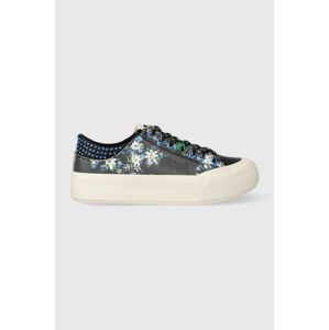 Sneakers boty Desigual černá barva, 23WSKP15.9019