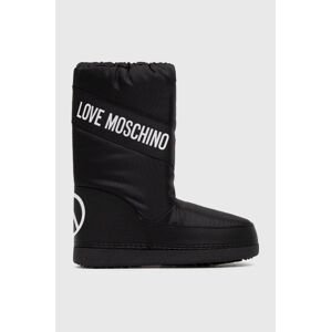 Sněhule Love Moschino SKIBOOT20 černá barva, JA24032G0HISA000