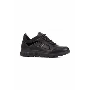 Kožené sneakers boty Geox D SPHERICA C černá barva, D26NUC 0856K C9999