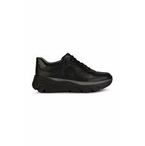Kožené sneakers boty Geox D DIAMANTA A černá barva, D35UFA 0LM02 C9999