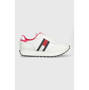 Sneakers boty Tommy Jeans TJW RETRO RUNNER bílá barva, EN0EN02278