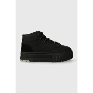 Boty G-Star Raw LHANA MID TMB NUB černá barva, 2341055706.BLK