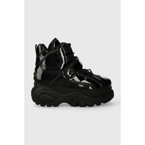 Kožené sneakers boty Buffalo 1348-14 2.0 černá barva, 1534104