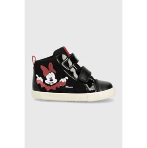 Dětské sneakers boty Geox x Disney černá barva